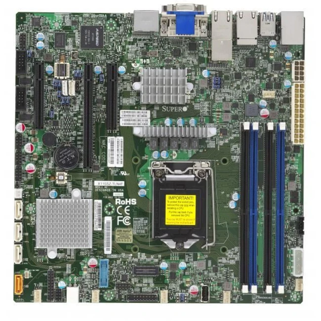 Серверная материнская плата Supermicro MBD-X11SSZ-TLN4F-O