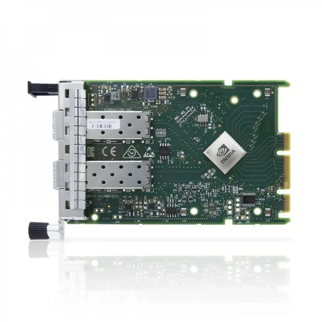 Сетевая карта Dell Серверный адаптер ConnectX-6 Lx Dual Port 10/25GbE SFP28, OCP NIC 3.0 [540-BDJL] (SFP28)