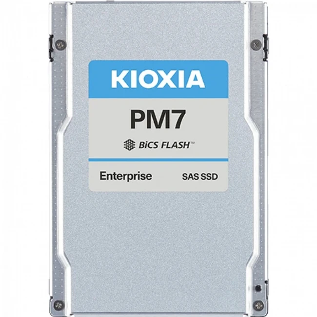 Серверный жесткий диск KIOXIA SSD 15.36Tb SAS Kioxia PM7-R (KPM7VRUG15T3) 2,5 SFF, 15.36 ТБ, SAS