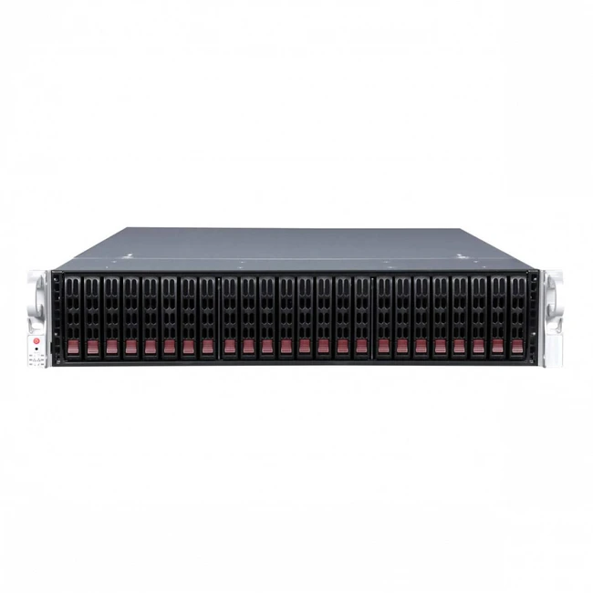 Сервер iRU Rock S2224P 2079104 (2U Rack, Xeon Gold 6126, 2600 МГц, 12, 19.25, 4 x 32 ГБ, SFF 2.5", 24)