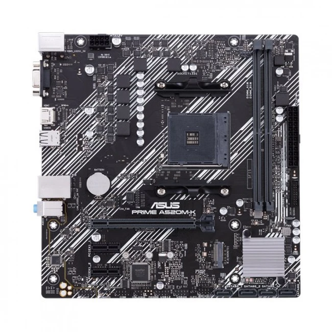 Материнская плата Asus PRIME A520M-K DDR4 Micro-ATX, AMD AM4