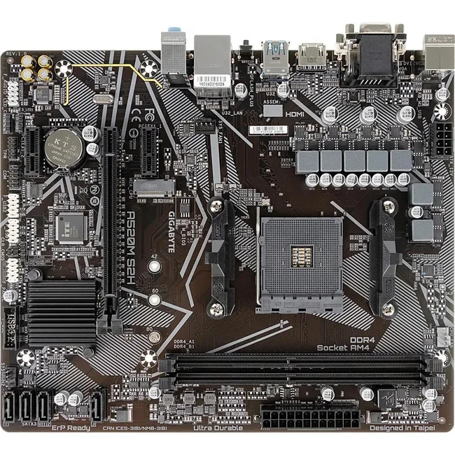Материнская плата Gigabyte A520M S2H DDR4 Rev. 1.x (Micro-ATX, AMD AM4)