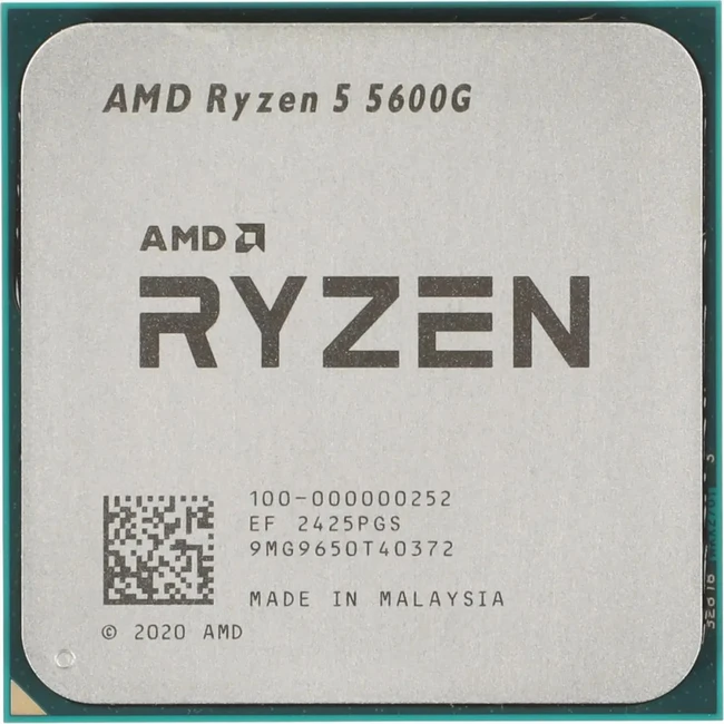 Процессор AMD Ryzen 5 5600G Ryzen 5 5600G OEM (6, 3.9 ГГц, 16 МБ, OEM)