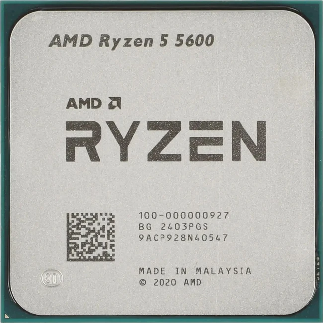 Процессор AMD Ryzen 5 5600 Ryzen 5 5600 OEM (6, 3.5 ГГц, 32 МБ, OEM)
