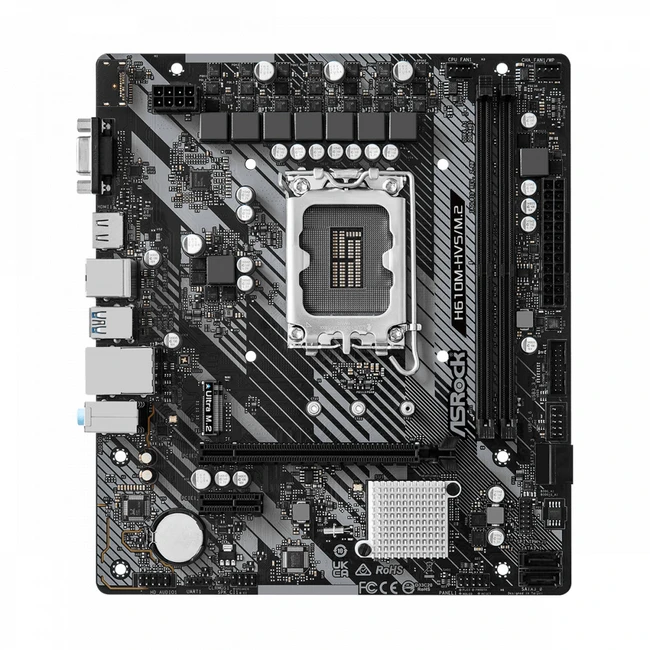 Материнская плата ASRock H610M-HVS/M.2 R2.0 DDR4 (Micro-ATX, LGA 1700)