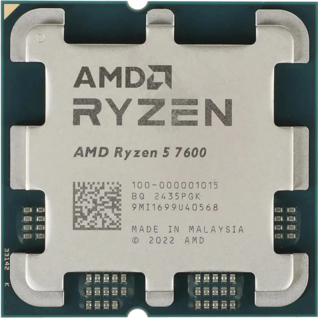 Процессор AMD Ryzen 5 7600 OEM (6, 3.8 ГГц, 32 МБ, OEM)