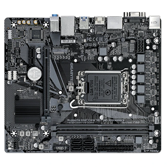 Материнская плата Gigabyte H610M S2H V3 DDR4 rev. 1.0 (Micro-ATX, LGA 1700)