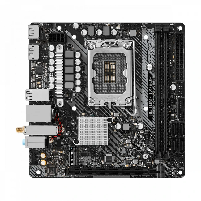 Материнская плата ASRock H610M-ITX/eDP DDR4 (Mini-ITX, LGA 1700)