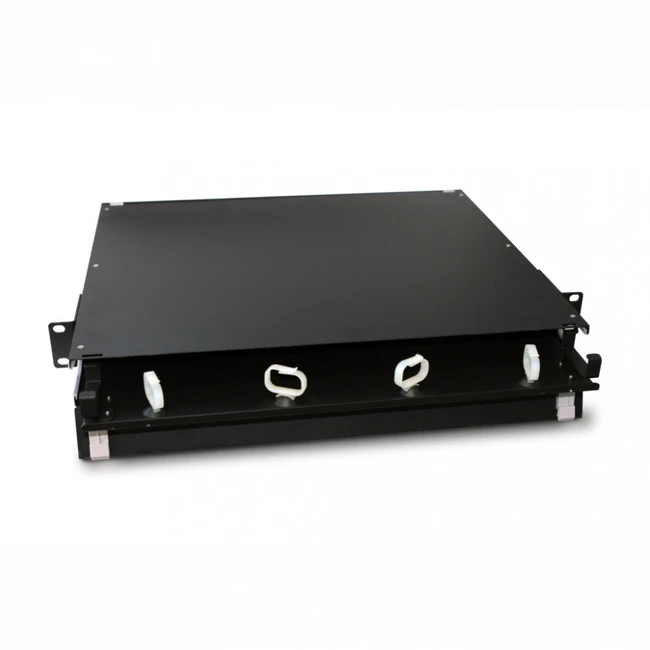 Патч-панель Hyperline FO-19BX-1U-D1-3xSLT-W120H32-EMP