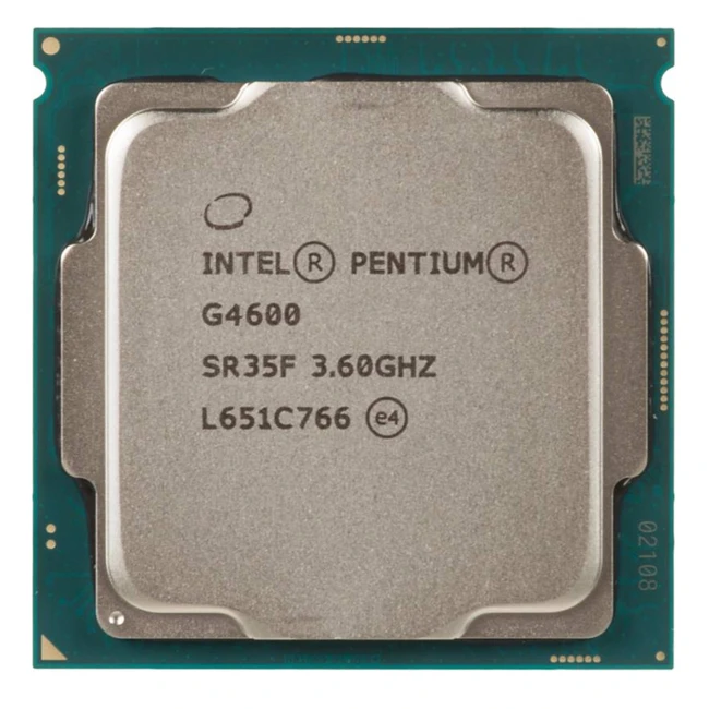 Процессор Intel Pentium G4600 BX80677G4600 (2, 3.6 ГГц, 3 МБ)