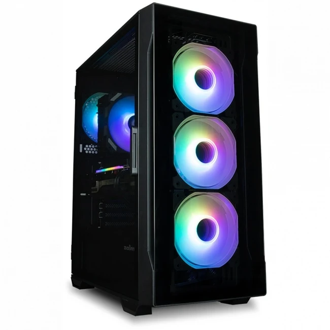 Корпус Zalman i3 Neo TG Black i3 Neo TG черный (Игровые, Mid-Tower)