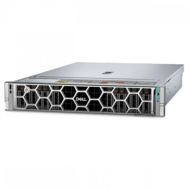 Сервер Dell PowerEdge R770 210-BNWX-SK01 (2U Rack, Xeon 6517P, 3200 МГц, 16, 72, 8 x 32 ГБ, SFF 2.5", 16, 2x 960 ГБ)