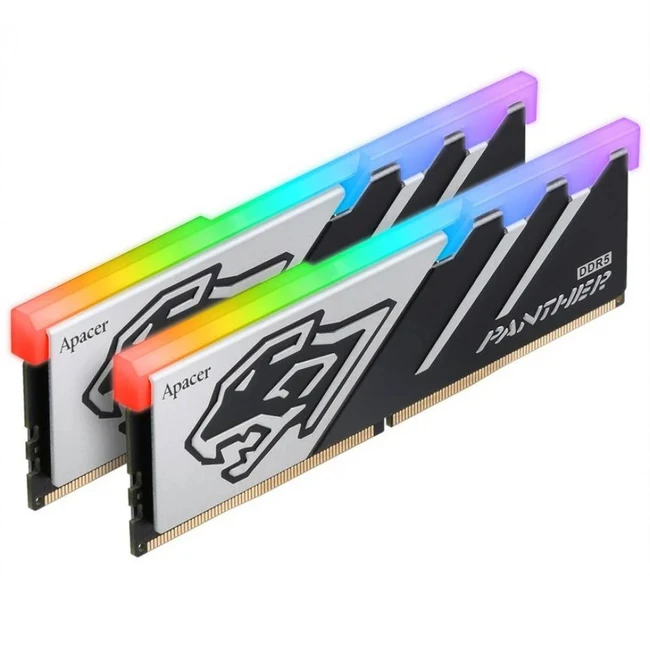ОЗУ Apacer Panther RGB AH5U64G60C6229BAA-2 DIMM, DDR5, 64 Гб (2 х 32 Гб), 6000 МГц