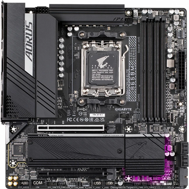 Материнская плата Gigabyte B650M AORUS ELITE B650M Aorus Elite rev. 1.3 (Micro-ATX, AMD AM5)