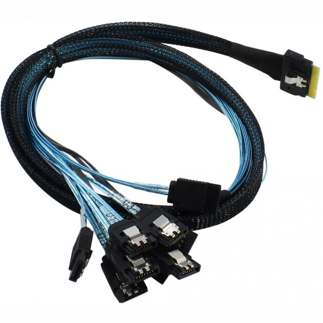 Аксессуар для сервера Procase CBL-SLSAS8-8SATA-10