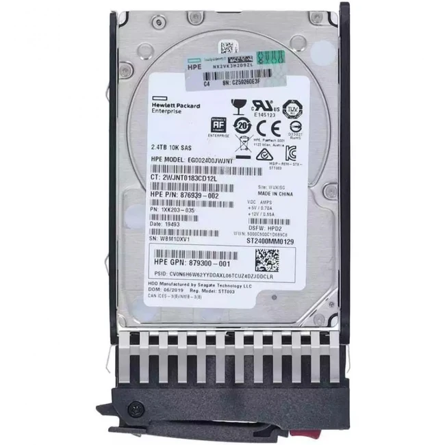 Опция для системы хранения данных СХД HPE 2.4TB 10K 12G SAS 2.5' Q2R41A (Диск для СХД)