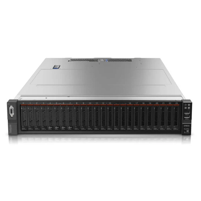 Сервер Lenovo ThinkSystem SR650 7X06A00KEA 2U Rack, Xeon Gold 5118, 2300 МГц, 12, 16.5, 1 x 16 ГБ, SFF 2.5", 8
