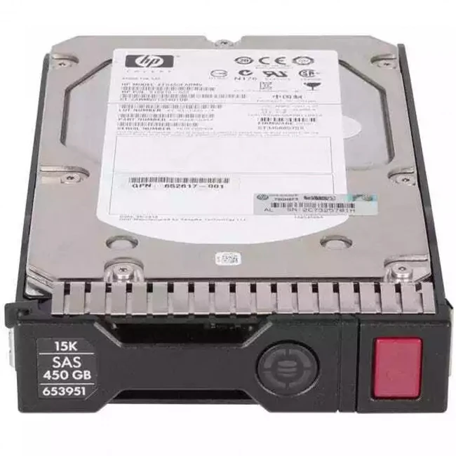 Серверный жесткий диск HPE 450GB 6G SAS 15K rpm LFF (3.5-inch) 652615-B21 (3,5 LFF, 450 ГБ, SAS)