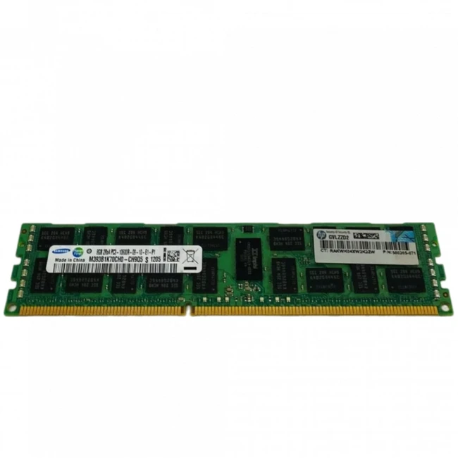 Серверная оперативная память ОЗУ HPE 8GB (1x8GB) Dual Rank x4 PC3-10600 (DDR3-1333) Registered Memory Kit 500662-B21 (8 ГБ, DDR3)