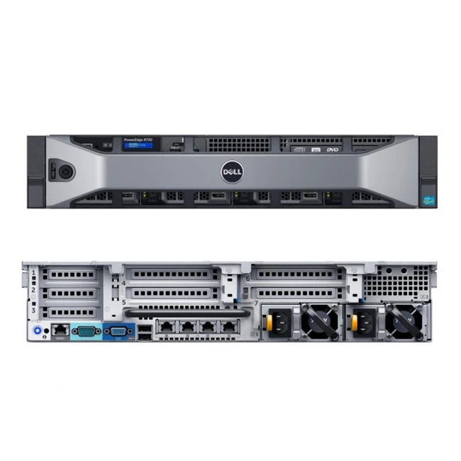 Сервер Dell PowerEdge R730 210-ACXU-340 (2U Rack, Xeon E5-2640 v4, 2400 МГц, 10, 25, SFF 2.5", 8)