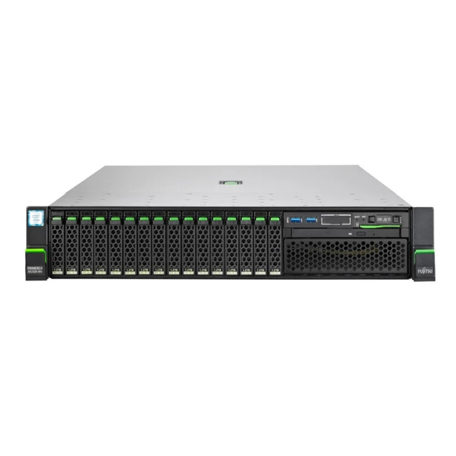 Сервер Fujitsu PRIMERGY RX2520 VFY:R2524SX110RU 2U Rack, Xeon Silver 4110, 2100 МГц, 8, 11, 2 x 16 ГБ, SFF 2.5", 8