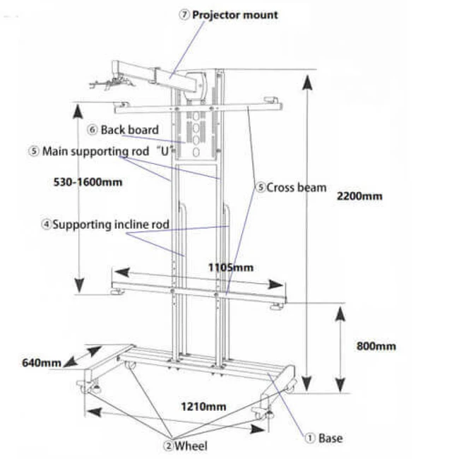 Аксессуар для проектора Intech WJ2200B