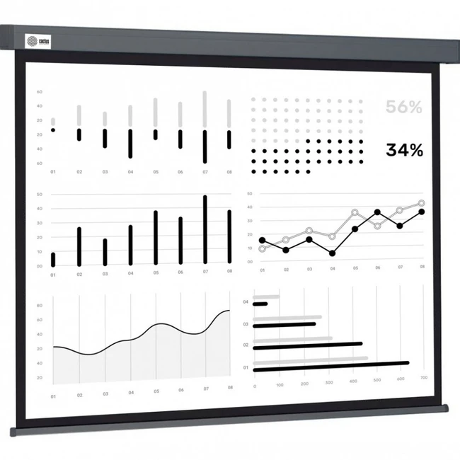 Проекционный экран Cactus Wallscreen CS-PSW-180X180-SG