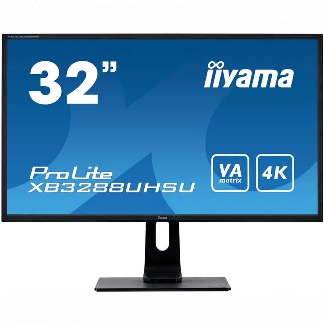 Монитор IIYAMA PROLITE XB3288UHSU-B1 31.5 ", VA, 4K UHD 3840x2160 (16:9), 60 Гц