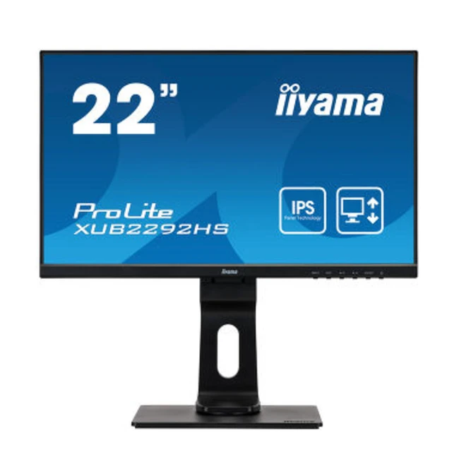 Монитор IIYAMA XUB2292HS-B1 21.5 ", IPS, Full HD 1920x1080 (16:9), 75 Гц