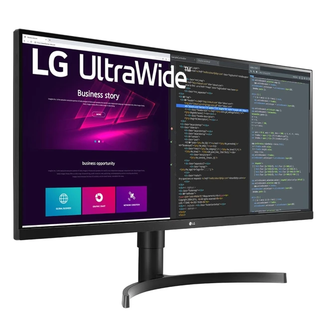 Монитор LG 34WN750-B 34WN750-B.ARUZ (34 ", IPS, Ultra-Wide Full HD 2560x1080 (21:9), 75 Гц)
