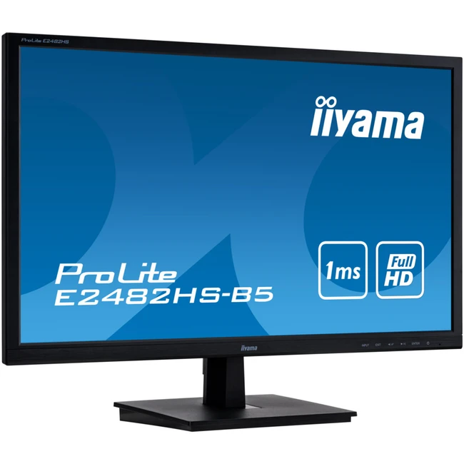 Монитор IIYAMA ProLite E2482HS-B5 (24 ", TN, Full HD 1920x1080 (16:9), 60 Гц)
