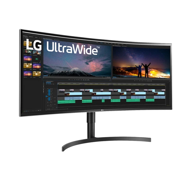 Монитор LG 38'' Class 21:9 UltraWide Curved 38WN75C-B 38 ", IPS, Quad HD+ 3840x1600 (12:5), 75 Гц