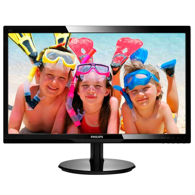 Монитор Philips 246V5LSB (00/01) (24 ", TN, Full HD 1920x1080 (16:9))