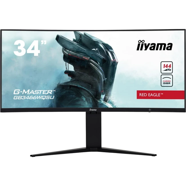 Монитор IIYAMA G-Master GB3466WQSU-B1 (34 ", VA, Ultra-Wide QHD 3440x1440 (21:9), 144 Гц)