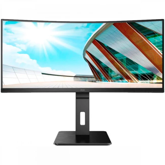 Монитор AOC CU34P2A (34 ", VA, Ultra-Wide QHD 3440x1440 (21:9), 100 Гц)