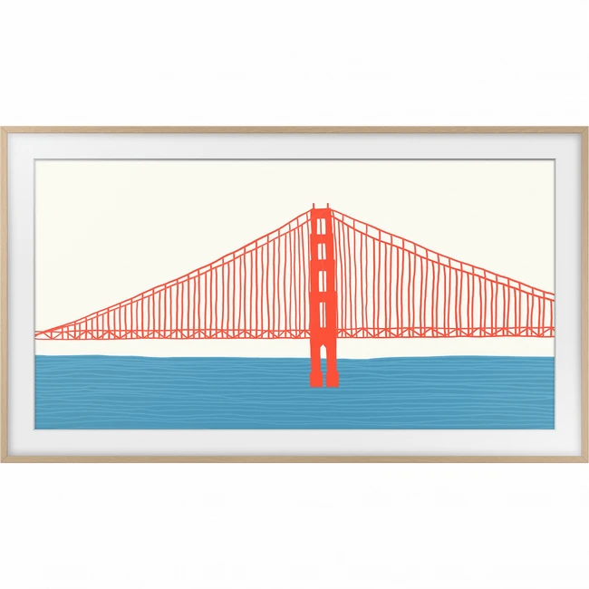 Опция к телевизору Samsung Дополнительная рамка для The Frame 43" 2021 (бежевый) VG-SCFA43TKBRU