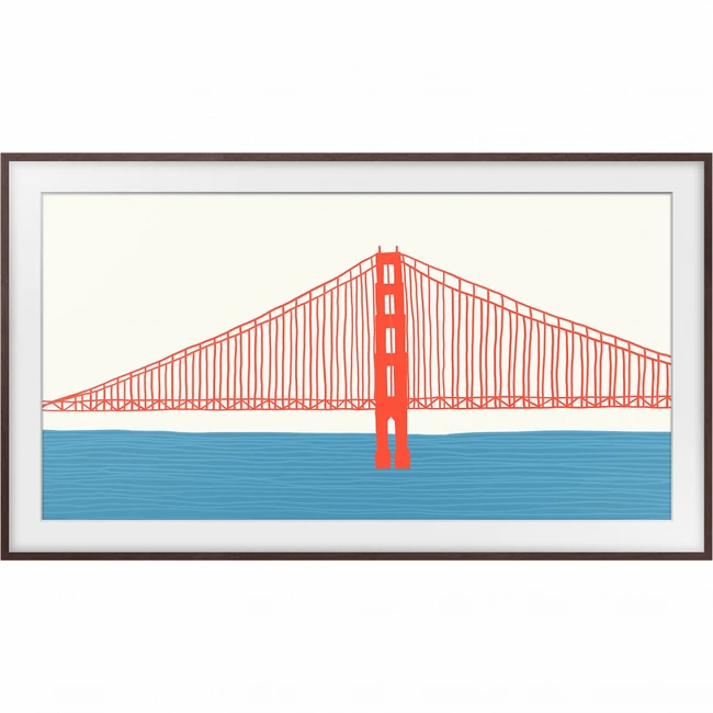 Опция к телевизору Samsung Дополнительная рамка для The Frame 50" 2021 (коричневый) VG-SCFA50BWBRU