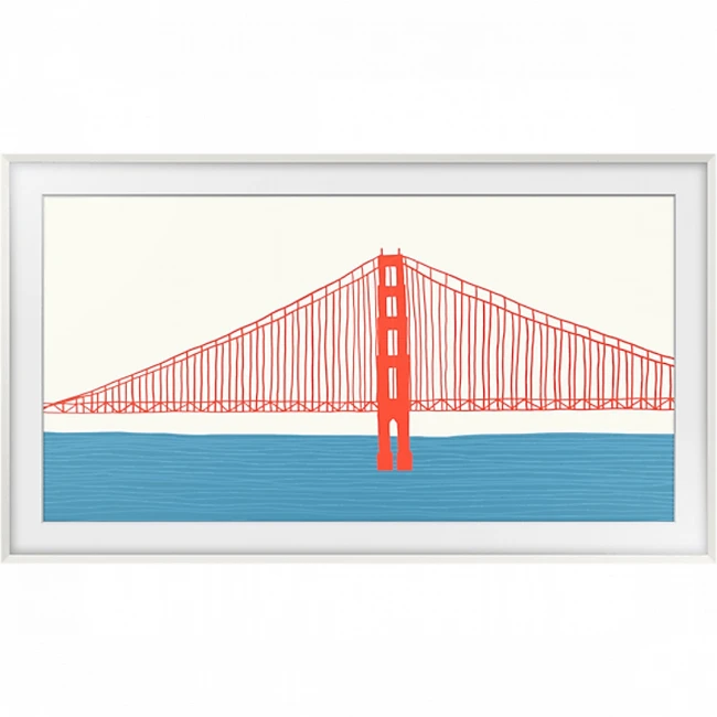 Опция к телевизору Samsung Дополнительная рамка для The Frame 55" 2021 white (beveled) VG-SCFA55WTCRU