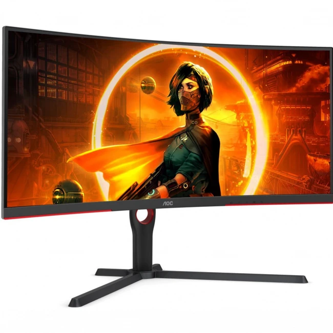 Монитор AOC CU34G3S 34 ", VA, Ultra-Wide QHD 3440x1440 (21:9), 165 Гц