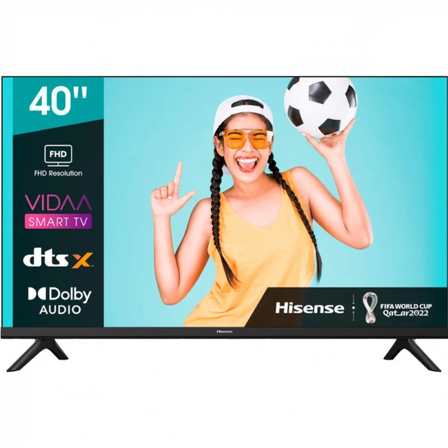 Телевизор Hisense 40A4BG (40 ", Черный)