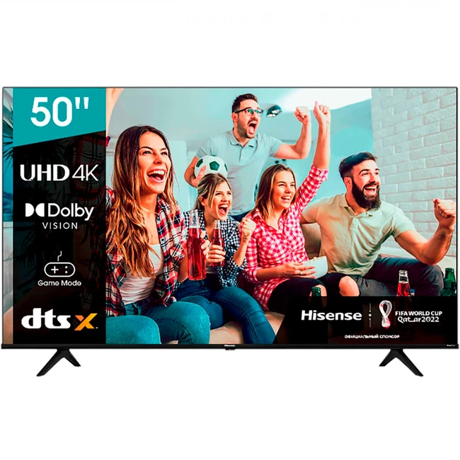 Телевизор Hisense Ultra HD 50A6BG (50 ", Smart TV, Черный)