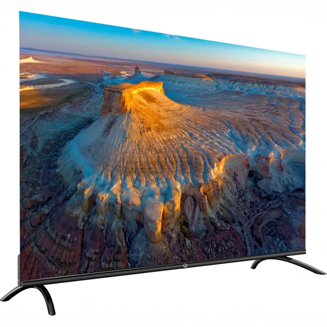 Телевизор Qwatt Q50YK-MB Smart 4K UHD (50 ", Черный)