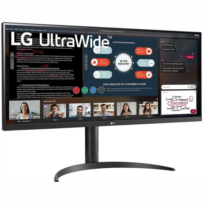 Монитор LG 34WP550-B (34 ", IPS, Ultra-Wide Full HD 2560x1080 (21:9), 75 Гц)