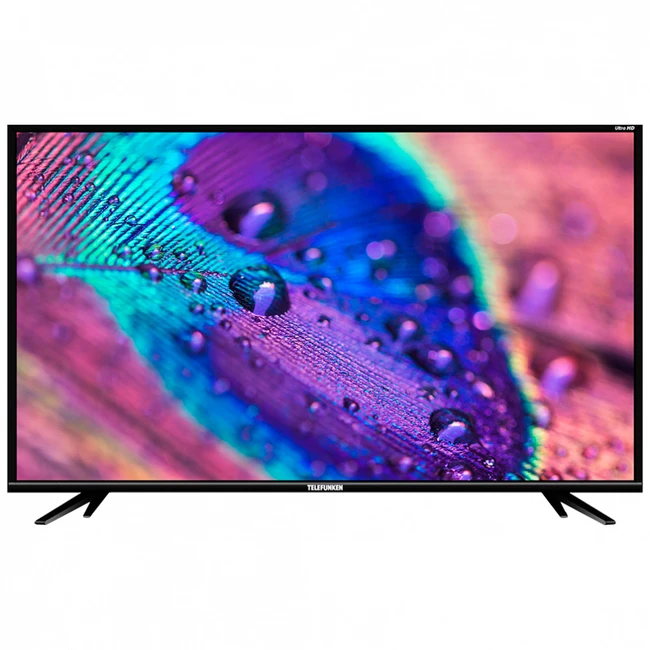 Телевизор TELEFUNKEN Ultra HD TF-LED65S10T2SU(ЧЕРНЫЙ) (65 ", Smart TV, Черный)