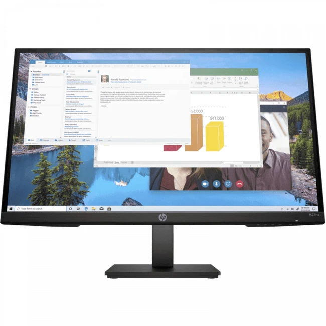 Монитор HP M27ha 22H94AA (27 ", IPS, Full HD 1920x1080 (16:9), 60 Гц)