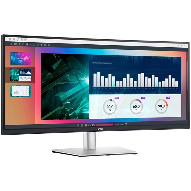 Монитор Dell P3421W 210-AXRD/BDDU (34 ", IPS, Ultra-Wide QHD 3440x1440 (21:9), 60 Гц)