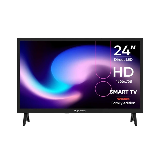 Телевизор Topdevice TDTV24BS01H_BK (24 ", Smart TV, Черный)