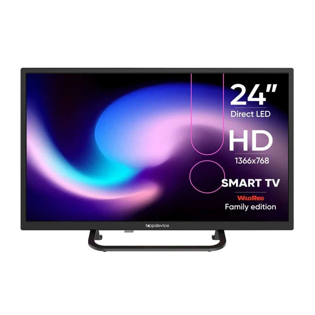 Телевизор Topdevice TDTV24BS02H_BK (24 ", Smart TV, Черный)