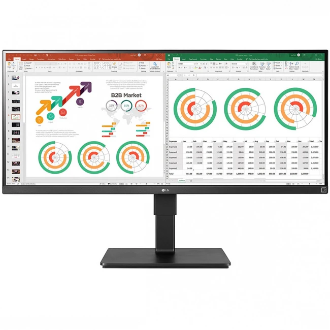 Монитор LG 34BN770-B (34 ", IPS, Ultra-Wide QHD 3440x1440 (21:9), 75 Гц)