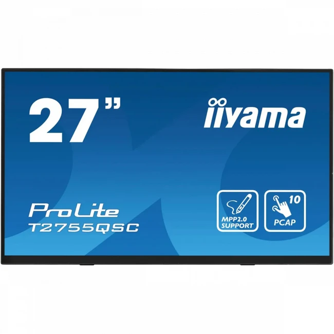 Монитор IIYAMA ProLite T2755QSC-B1 27 ", IPS, Quad HD 2560x1440 (16:9), 75 Гц